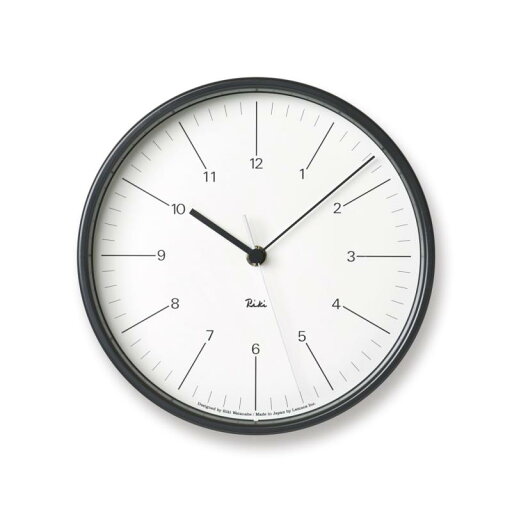 レムノス 電波時計 アナログ リキスチールクロック スチール RIKI STEEL CLOCK ホワイト WR24-10 WH Lemnos レムノス 電波時計 アナログ リキスチールクロック スチール RIKI STEEL CLOCK ホワイト WR24-10 WH Lemnos