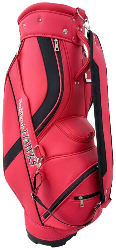 レザックス(LEZAX) 福岡ソフトバンクホークス 9.5型キャディバッグ 鷹祭 SUMMER BOOST 2025 レッド SBC..