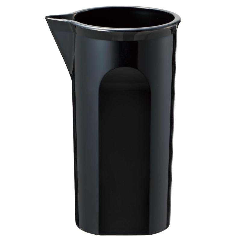 サントリーマーケティング 水差し T型プラスチック ブラック 黒 700ml ピッチャー カラフェ シンプル ..