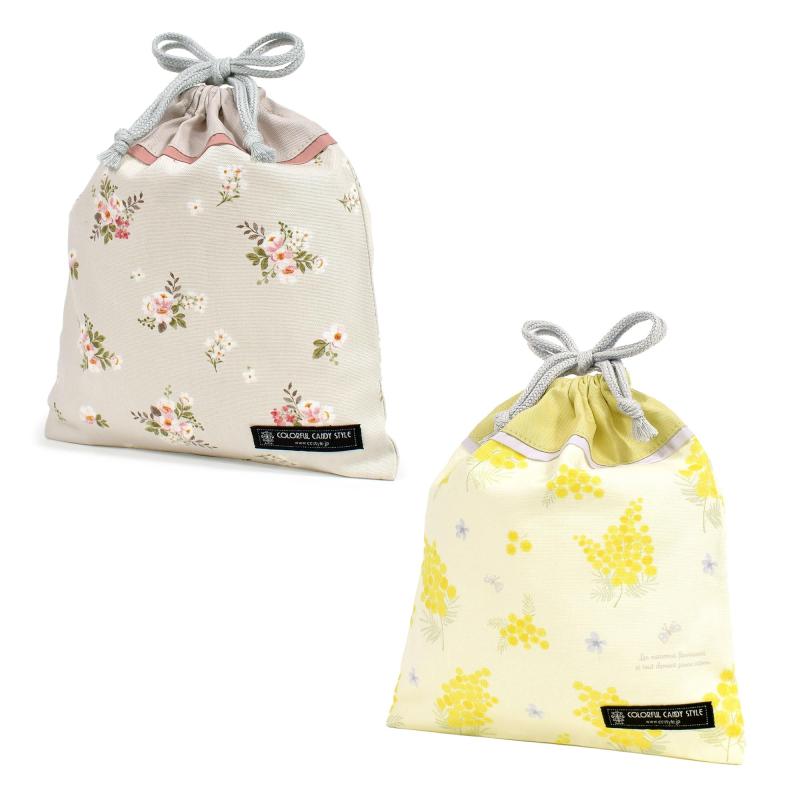 COLORFUL CANDY STYLE 巾着(給食袋) 別柄2枚セット 給食袋 小物入れ お道具袋 子供 キッズ かわいい お..