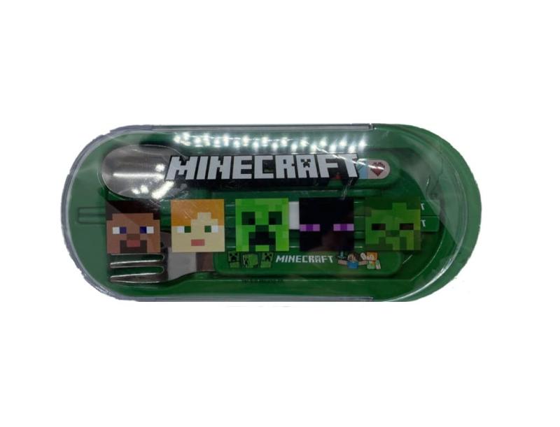 MINECRAFT マインクラフト 箸・スプーン・フォークセット Minecraft ポップアップストア in ツリービレ..
