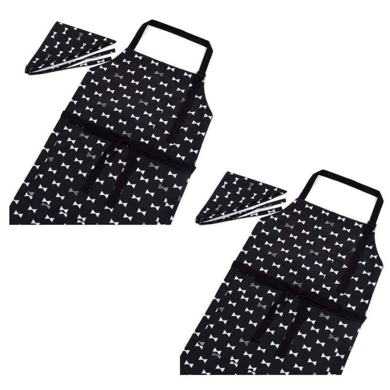 COLORFUL CANDY STYLE エプロン(150～フリーサイズ)三角巾付き 撥水ノーアイロン リボンシルエット 2枚セット 女の子 かわいい エプロン キッズ 子供 子どもエプロン 子供用エプロン ゴム 小学生