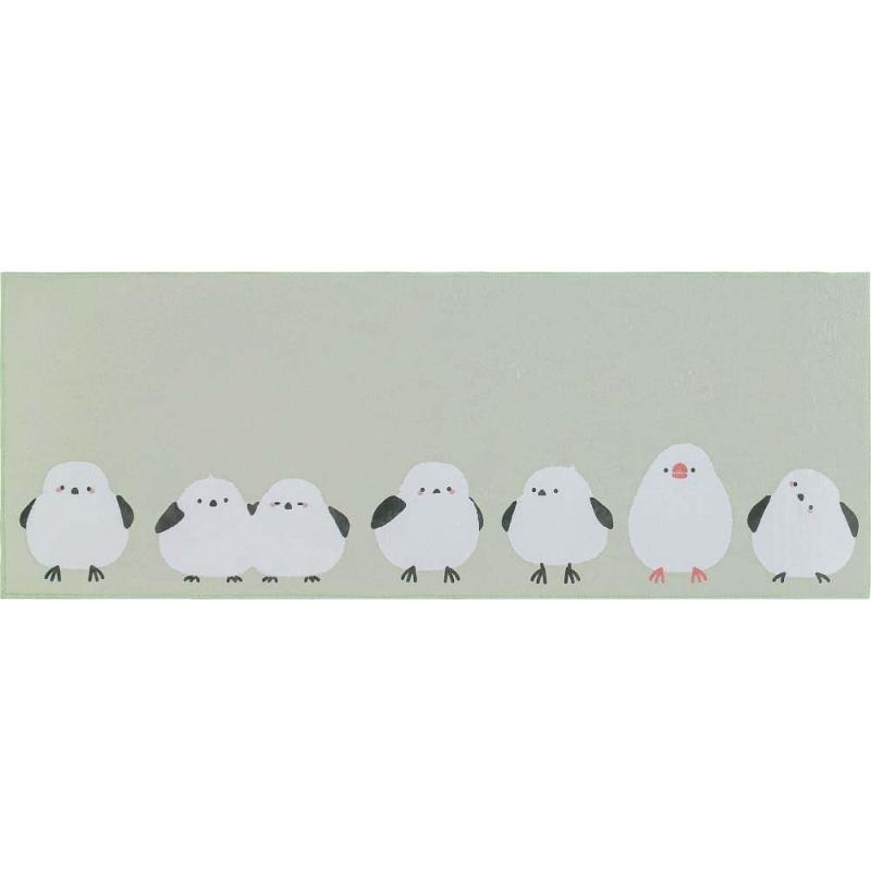 オカトー Fluffit キッチンマット インテリアマット すべり止め加工 フラットで掃除機がかけやすい 床暖房対応 洗える