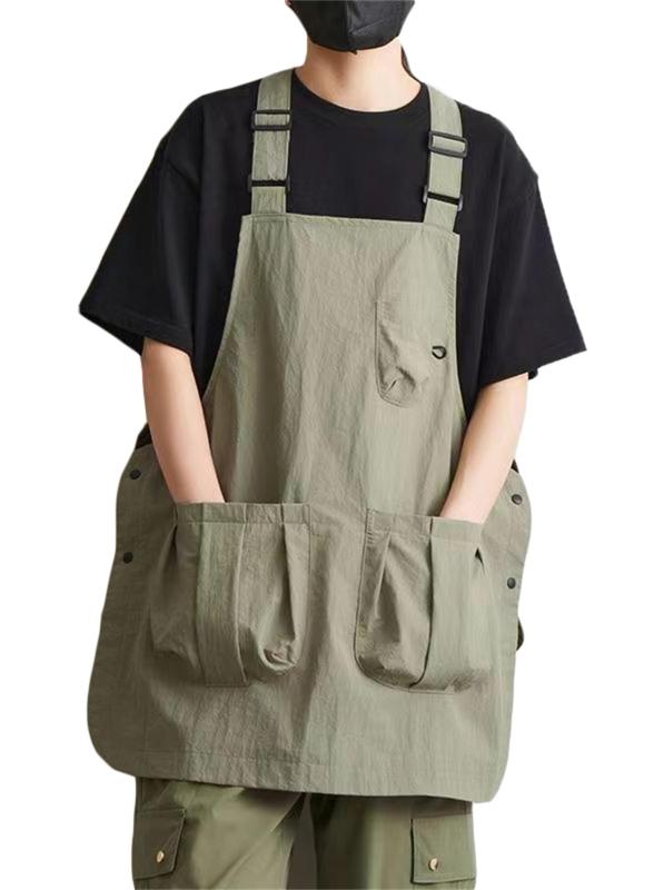 [TAITENG] エプロン 防水 メンズ ポケット付き 男女兼用 仕事用 キッチン レディース 家庭 調節可能 多..