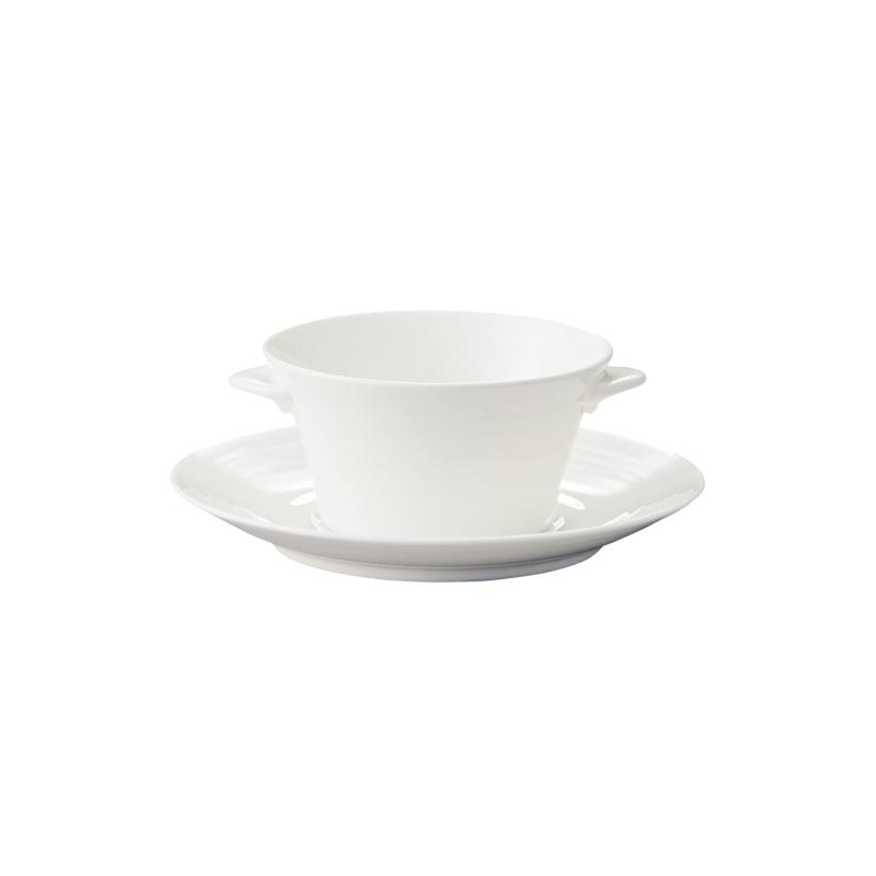 Noritake ノリタケ スープカップ 225cc コンジュント 電子レンジ対応 食洗器対応 1個 白 ボーンチャイ..