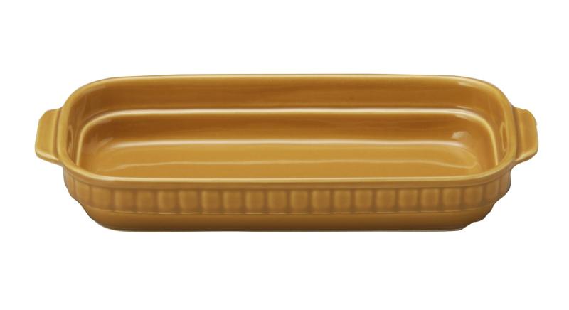 萬古焼 オーブン対応 スタッキング 長角グラタン 皿 直径約28.5cm モカ 電子レンジ可 日本製 14069