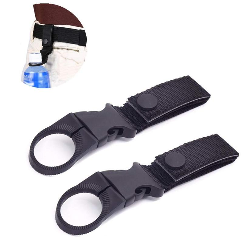 ペットボトルホルダー ボトルホルダー ボトルフック 2個入り ベルト通し ナイロン