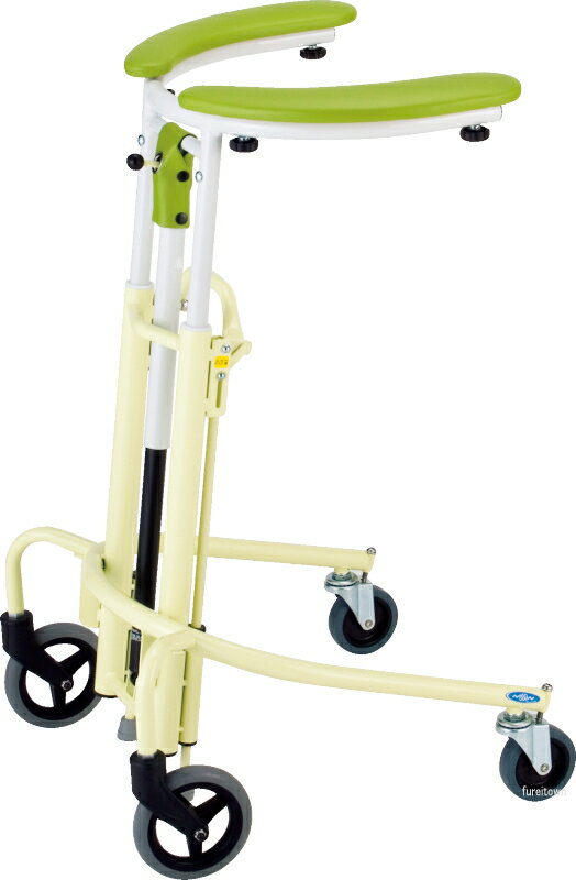 介護用4輪歩行車 トレウォークスリム屋内用歩行車高さ調整がワンタッチ全幅55cmの在宅向け設計。日進医療器 【非課税】【送料無料】 介護 福祉 サービス 高...