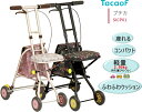 TacaoF テイコブ 幸和製作所 プチカ SICP01 花柄シルバーカー シングルキャスター(固定 ...