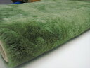ムートンシーツ (約)100x200cm シングルサイズ 毛足25mm グリーン系 【感謝セール ムートンスリッパムートンブラシなど3点付き】 オーストラリア産...
