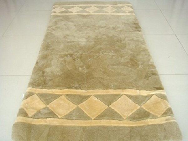 ムートンシーツ （約）100×200cm リアル ムートン オーストラリア産 シングルサイズ 毛足25mm ダイヤカ..