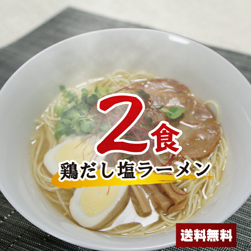 【送料無料】500円ポッキリ 鶏だし塩ラーメンセット 2食 お買い物マラソン ポイント消化 鍋 麺 送料無料 らーめん スープ | 塩 らーめん ラーメンスープの素 スープの素 即席スープ 即席 夜食 お試しインスタント 麺類 2人前 鶏だし どんぶりのサムネイル