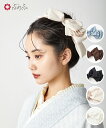 プリーツヘッドリボン公式 ふりふ リボン りぼん かんざし 簪 帯飾り クリップ バレッタ かわいい 華やか レトロ モダン ポップ シンプル 大人 袴リボン ...