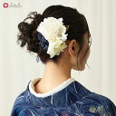 ピオニーコラージュ公式 ふりふ ヘアクリップ アンティーク風 高級感 大正ロマン 花 結婚式 3歳 3才 7歳 7才 レトロ モダン かわいい 髪飾り 浴衣 ヘ...