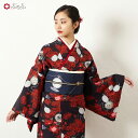 小紋単品「 TIME SLIP 」公式 ふりふ 大正ロマン 和柄 お手頃 着物 レトロ 和 モダン 洗える フリーサイズ アンティーク 風 和 和服 kimon...