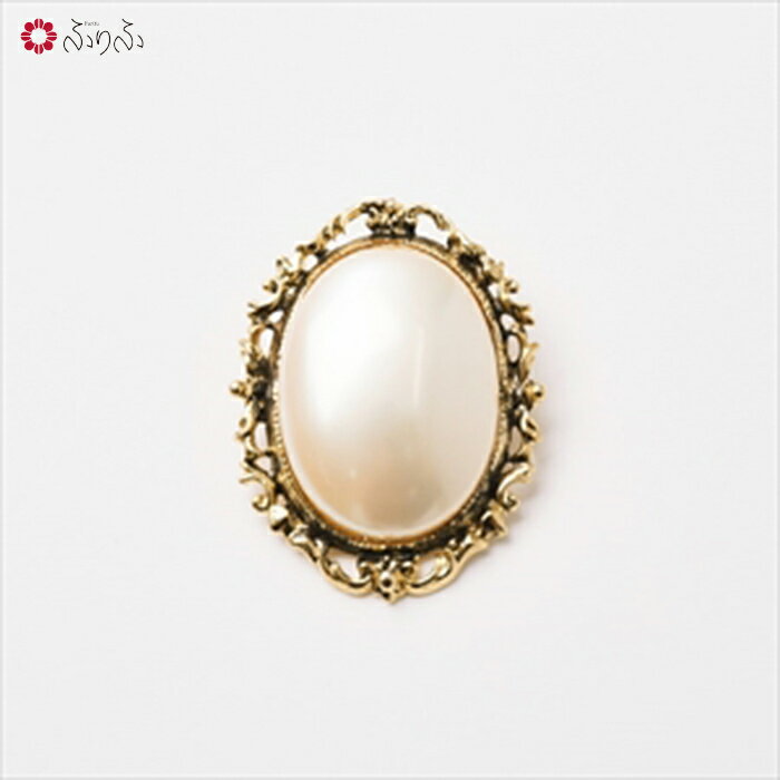 額縁パール 帯留公式 ふりふ 帯留 帯どめ 大正ロマン オリジナル 個性的 パール モチーフ アート art クラシック アンティーク 風 フェミニン 和装 和服 レトロ モダン 普段着 きもの 結 和装小物 おしゃれ 着付け 半幅帯 半巾帯 帯 帯回り