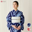 【セール20%オフ】浴衣単品「 大麻型 」公式 ふりふ 紫織庵 京都 友禅染 浴衣 ゆかた レディース 女性 yukata 麻の葉 柄 総柄 白 青 紺 シンプ...