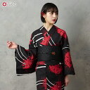 反物 ゆかた 注染染め 綿麻 変わり織り 女性用 浴衣 日本製 ネイビー ma-83-D