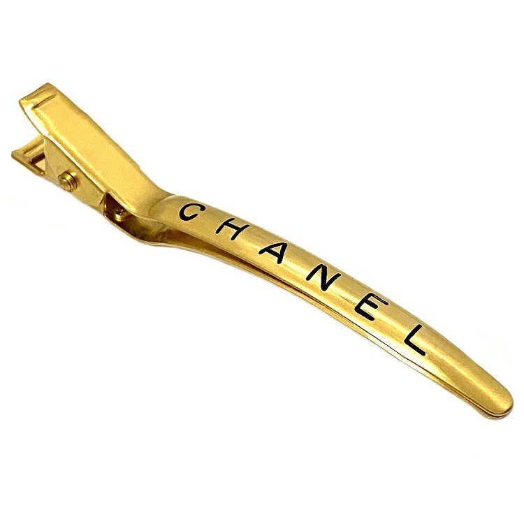 【送料無料】 シャネル ヘアクリップ ゴールド 美品 GP 中古 97 P CHANEL ヘアアクセサリー ロゴ シンプル ヴィンテージ レア 人気 レディース アクセサリー ミニクリップ 女性 ブランド 宝飾 ヘアアレンジ 髪留め クリップ オシャレ 高級感 プレゼント 贈り物 本物 鑑定済み