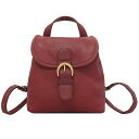 【送料無料】 コーチ ミニ リュック レッド 4152 リュックサック レザー 中古 COACH 赤 フラップ マグネット デイバッグ ヴィンテージ ベルト シ...