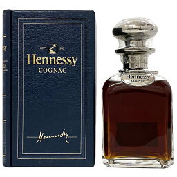 コニャック 【送料無料】 ヘネシー ライブラリー ブック型 Hennessy book コニャック 未開封 未開栓 内容量 700ml アルコール 40% 酒 洋酒 古酒 コレクション アルコール ブランデー デキャンタ 箱付き 本型 ヴィンテージ コレクション プレゼント COGNAC