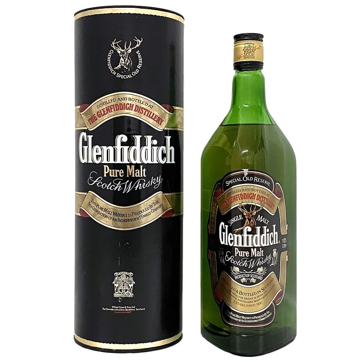 【送料無料】 グレンフィディック Glenfiddich Pure Malt ウイスキー 未開封 未開栓 内容量 1.125L アルコール度数 43% 43度 酒 洋酒 古酒 スコッチウイスキー Scotch Whisky ケース付 コレクション アルコール 人気 プレゼント ギフト イベント 記念日 コレクション