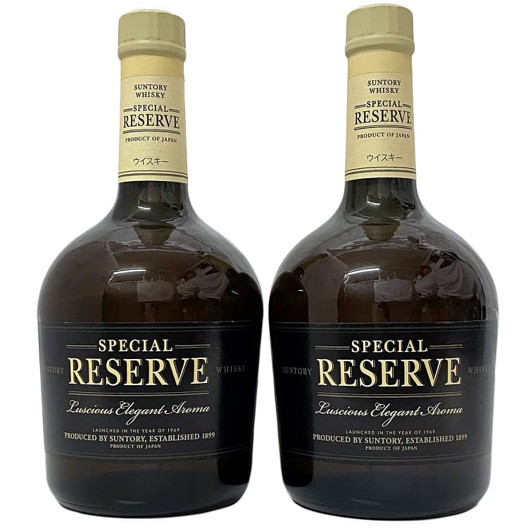 【送料無料】 サントリー スペシャルリザーブ 2本 ec-20063 Suntry Whisky SPECIAL RESERVE 12年 ウイスキー 未開封 未開栓 内容量 700ml ずつ アルコール度数 40％ 40度 酒 ジャパニーズウイスキー 国産 ギフト 贈り物 イベント コレクション お酒 贈り物 記念日 誕生日