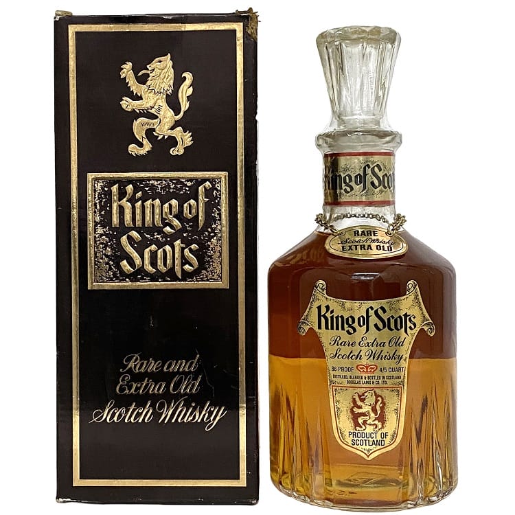 商品名 King of Scots　レア　エクストラ　オールド 容量 750ml アルコール度 43度 種類 ウイスキー 生産国 スコットランド 付属品 紙箱 詳細説明 未開栓のお品物ですが 長期保存により中身の保障は出来かねます。 紙箱や...