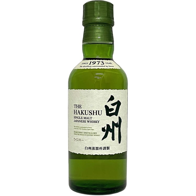 【送料無料】 白州 ec-20147 THE HAKUSHU サントリー ウイスキー ウイスキー 未開封 未開栓 内容量 180ml アルコール度数 43％ 43度 人気 グリーンボトル 酒 国産 ジャパニーズウイスキー コレクション 美品 アルコール ギフト 贈り物 イベント 記念日 パーティー お祝い