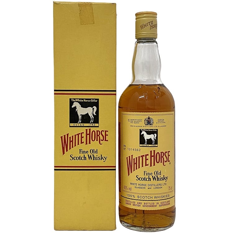 【送料無料】 ホワイトホース ec-20134 WHITE HORSE 特級 Fine Old Scotch Whisky ウイスキー 未開封 未開栓 内容量 750ml アルコール..