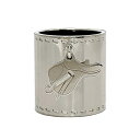 【送料無料】 エルメス スカーフリング f-22270 シルバー サドル 未使用 美品 メタル Sランク HERMES スイング スカーフ リング シンプル チ...
