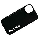【送料無料】 ミュウミュウ iPhone カバー ec-22473 ブラック 5ZH162 スマホ ケース ラバー 中古 miu miu ロゴ アイフォン14 ...