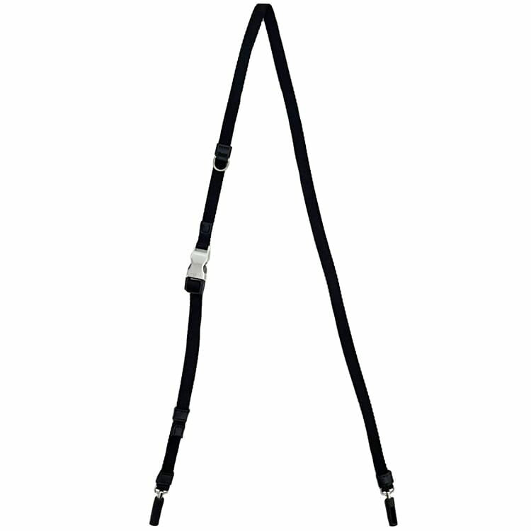 【送料無料】 プラダ イヤホン ストラップ ec-22961 ブラック NERO PORTA CUFFIE 2ZD007 未使用 美品 ナイロン レザー メタル Sランク PRADA サングラス AirPods ロゴ 箱付 ワイヤレスイヤホン コード メガネ 眼鏡 黒色 お洒落 プレゼント ギフト 黒 ブランド 本物 鑑定済み