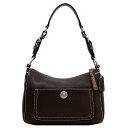 【送料無料】 コーチ セミショルダーバッグ ec-23173 ブラウン 8E99 美品 レザー 中古 COACH 肩掛け ワンショルダーバッグ チャーム付 ファスナー ハンドバッグ 定番 人気 革 レディース 女性 鞄 バッグ お洒落 エレガント 通勤 通学 仕事 ビジネス ブランド 本物 鑑定済み