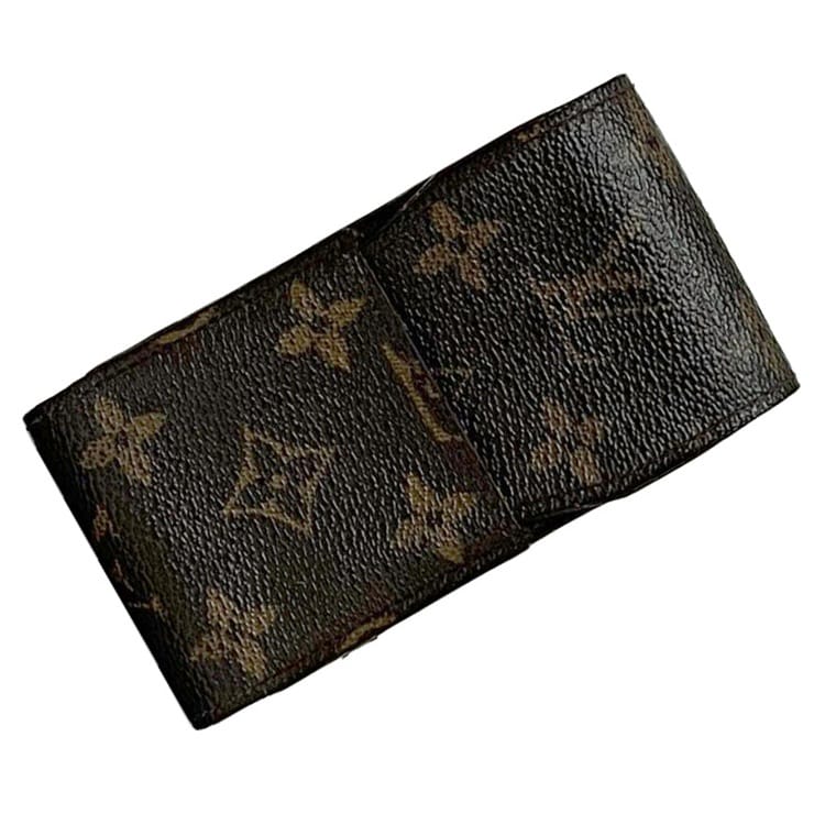 【送料無料】 ルイ ヴィトン タバコケース エテュイ シガレット ec-24267 ブラウン モノグラム M63024 煙草ケース モノグラムキャンバス 中古 ...