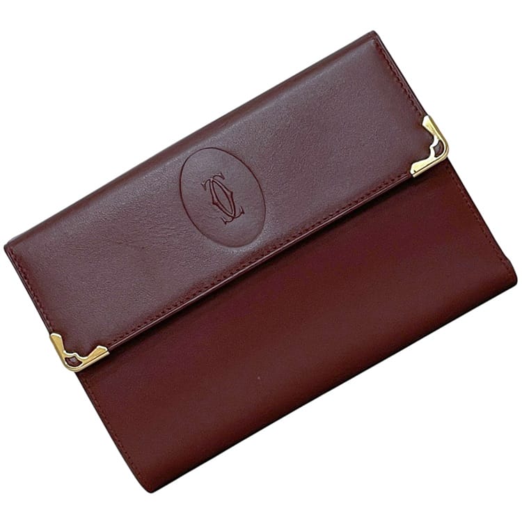 【送料無料】 カルティエ 三つ折り 