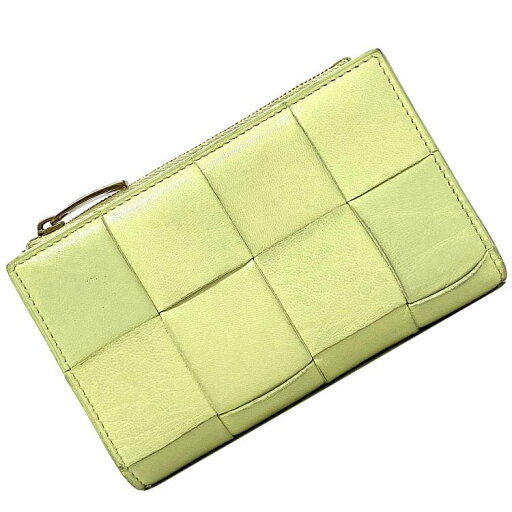 ボッテガ ヴェネタ 二つ折り 財布 ライトグリーン イエロー イントレチャート コンパクト レザー 中古 BOTTEGA VENETA ホック ファスナー 革 編み込み 定番 人気 シンプル ウォレット 小銭入れ有 10枚 ソフトレザー お洒落 上品 高級感 ブランド 本物 鑑定済み ボッテガ ヴェネタ 二つ折り 財布 ライトグリーン イエロー イントレチャート コンパクト レザー 中古 BOTTEGA VENETA ホック ファスナー 革 編み込み 定番 人気 シンプル ウォレット 小銭入れ有 10枚 ソフトレザー お洒落 上品 高級感 ブランド 本物 鑑定済み