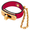エルメス グローブホルダー ピンク ピンクゴールド金具 ケリー 美品 チェーン レザー GP スイフト 中古 HERMES 手袋 ターンロック ホルダー グロー...