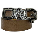 ドルチェ アンド ガッバーナ ウエスト ベルト ブラウン ec-19914 美品 D&G レザー 中古 DOLCE&GABBANA ロゴバックル 40mm ロング 定番 人気 メンズ シンプル カジュアル 革 本革 お洒落 茶色 男性 小物 ブランド小物 エレガント 高級感 ブランド 本物 鑑定済み