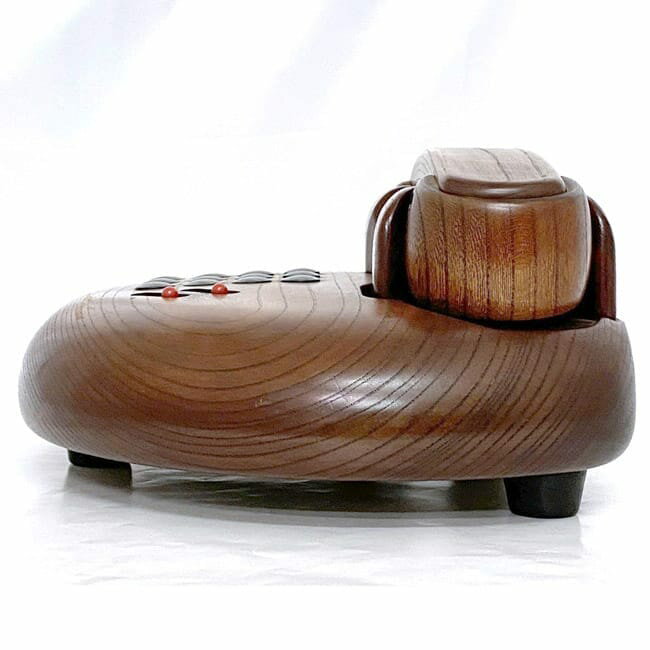 飛騨の匠3 ウッドテレホン f-22388 ブラウン 美品 動作確認済み 木製 中古 P86-0132-0 - 海仕3020号1版 プッシュ式 家電 固定電話 ヴィンテージ レア 木 電話 人気 お洒落 インテリア 置物 レトロ テレフォン ウッド調 高級感 上品 ブランド 本物 鑑定済み