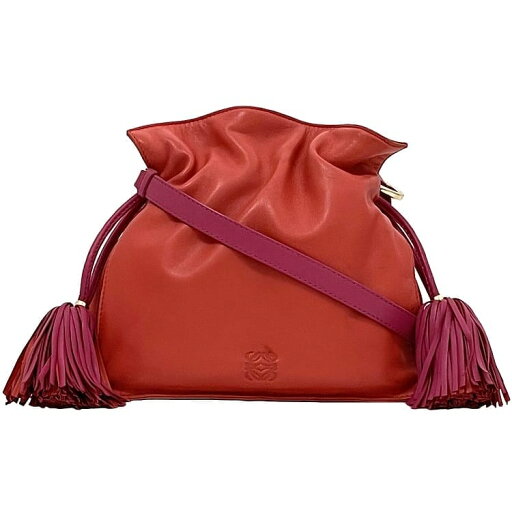 ロエベ ショルダーバッグ フラメンコ20 ec-22753 レッド ピンク フラメンコ 美品 ナッパ レザー 中古 031112 LOEWE タッセル 巾着 クロスボディ 肩掛け 2way バッグ ヴィンテージ シンプル アナグラム ロゴ フリンジ 人気 定番 お洒落 ブランド 本物 鑑定済み ロエベ ショルダーバッグ フラメンコ20 ec-22753 レッド ピンク フラメンコ 美品 ナッパ レザー 中古 031112 LOEWE タッセル 巾着 クロスボディ 肩掛け 2way バッグ ヴィンテージ シンプル アナグラム ロゴ フリンジ 人気 定番 お洒落 ブランド 本物 鑑定済み