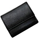 セリーヌ 三つ折り 財布 ec-22834 ブラック 10B573BEL.38NO コンパクト レザー 中古 W-1N-4169 CELINE ホック 黒 ミニ...