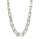 ティファニー ネックレス ハードウェア グラジュエイテッド リンクネックレス f-23451 シルバー 60153092 美品 仕上げ済み Ag 925 Sラン...