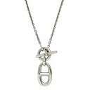 エルメス ネックレス シェーヌダンクル アミュレット f-23452 シルバー H104141B-00 美品 AG 925 中古 HERMES ジュエリー 銀 ...