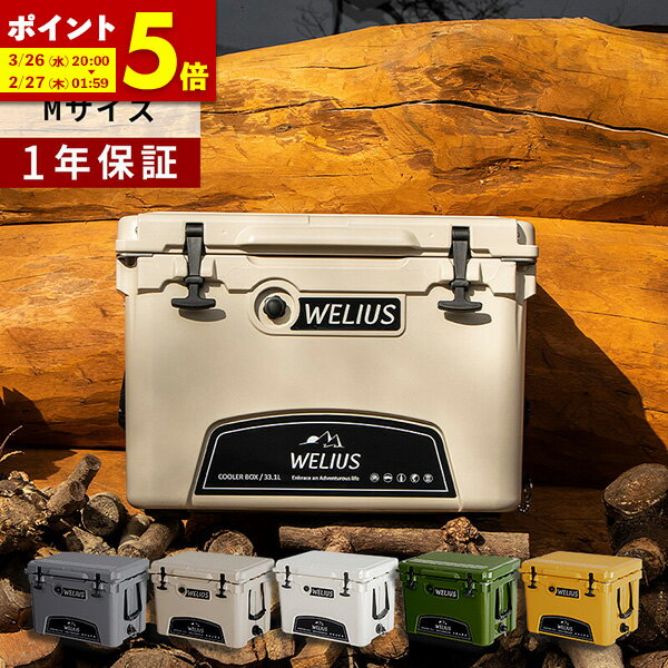 【ポイント5倍★8/24 20:00〜8/25 23:59】クーラーボックス 大型 ハード 大きめ クーラーBOX 33.1L 釣り キャンプ BBQ バーベキュー 運動会 海水浴 アウトドア スポーツ断熱 保冷 気密パッキン 耐久性 一体構造