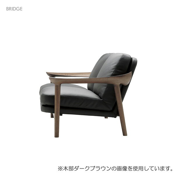AMLYS アムリス BRIDGE ブリッジ 二人掛け ソファ 2S 国産革 レザー 幅188cm NA ホワイトオーク北欧 デンマーク デザイン オイル塗装 ナチュラル受注生産品 開梱設置 [2]
