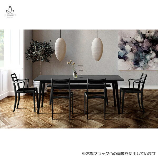 AMLYS アムリス ELEGANCE エレガンス ベンチ 国産 椅子ダイニング ベンチ 150cm幅 SO ホワイトアッシュ北欧 デンマーク デザイン 木部ソープ開梱設置 [3]