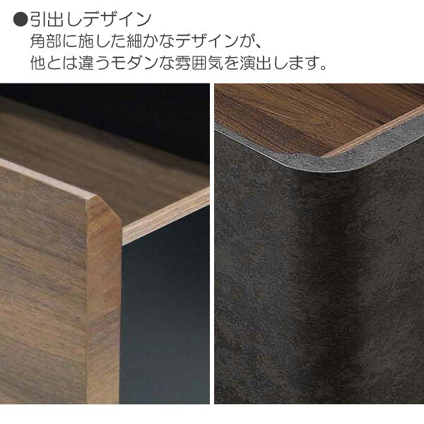 設置サービス付きグランツ ベッドフレーム シングル 引出し 収納付きセラミック柄 石目調 布床板 ホワイト ブラックヘッドレス「ビューラ」 ※マットレス別売り [3]