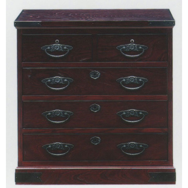 民芸家具 和 和風完成品 60cm幅「榎津民芸 高さ48cmチェスト1型」 国産 送料無料