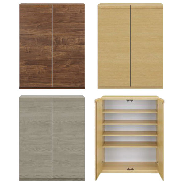 えっ!?【ポイント増量&お得クーポン】 シューズボックス 下駄箱 ロータイプ 75cm幅ドール75L 3色対応 国産 送料無料 玄関渡し